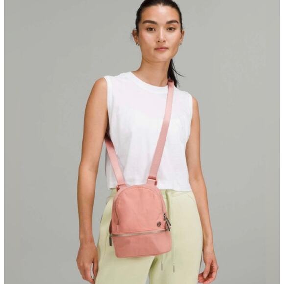 Lululemon Athletica City Adventurer Adjustable Backpack Micro 3L Pink Pastel - Picture 1 of 14